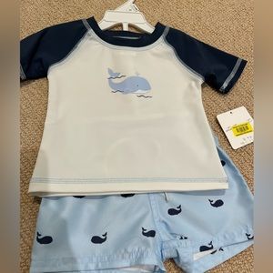 NWT Baby Boy Swimsuit Set 3-6M